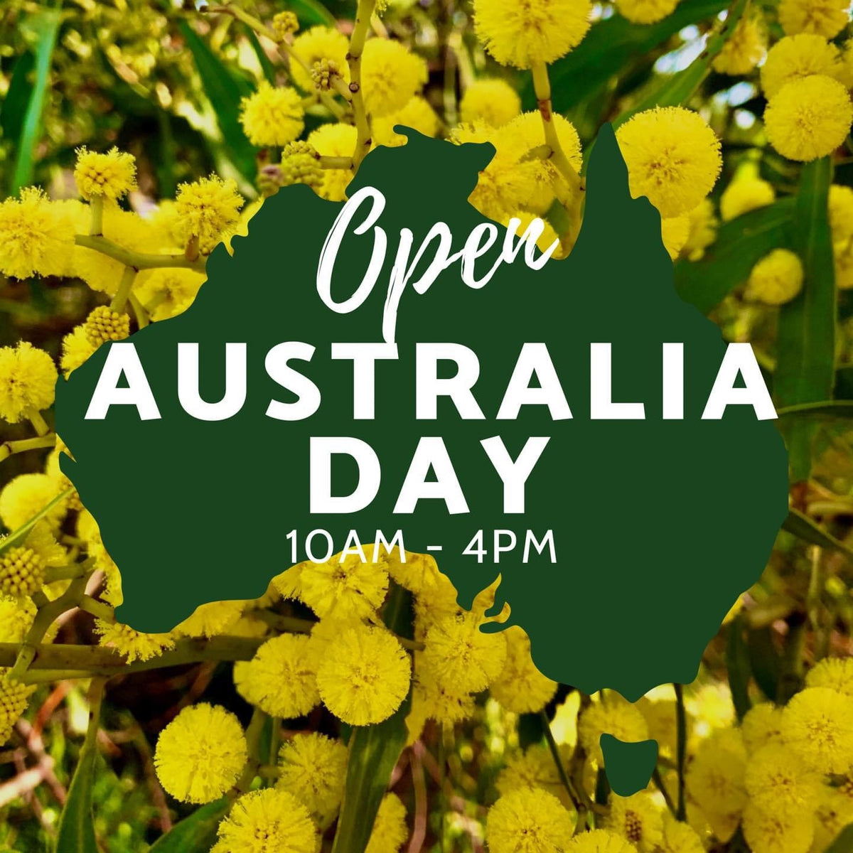 Open Australia Day! Park Garden Centre