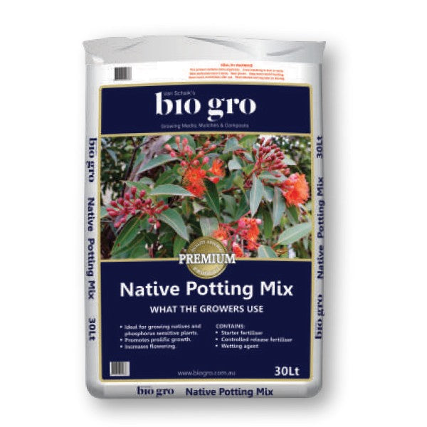 australian native potting mix BIO-GRO NATIVE POTTING MIX 30L