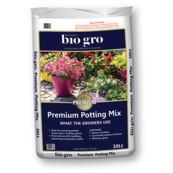 BIO-GRO PREMIUM POTTING MIX 30L – Morgan Park Garden Centre